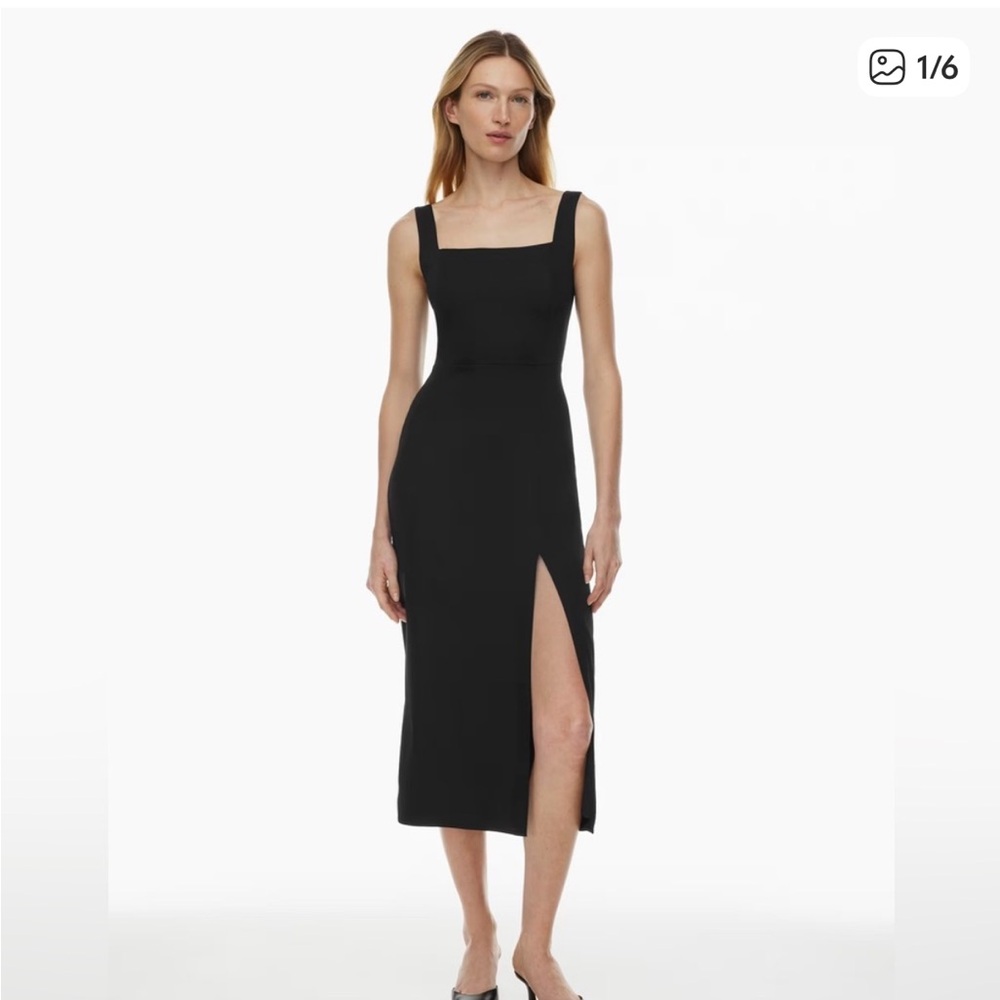 Babaton by Aritzia 90s midi slit dress size 2